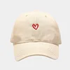 Unisex Men‘s Baseball Cap Men Women 2022 Summer Cotton Heart Embroidery Snapback Trucker Hat Dad Caps Gorras Hombre Present 3