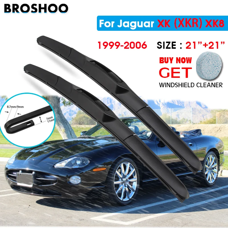 

Щетка стеклоочистителя для автомобиля Jaguar XK(XKR)XK8 21 "+ 21" 1999-2006 автомобильные стеклоочистители для лобового стекла, лезвия для мытья окон, подх...