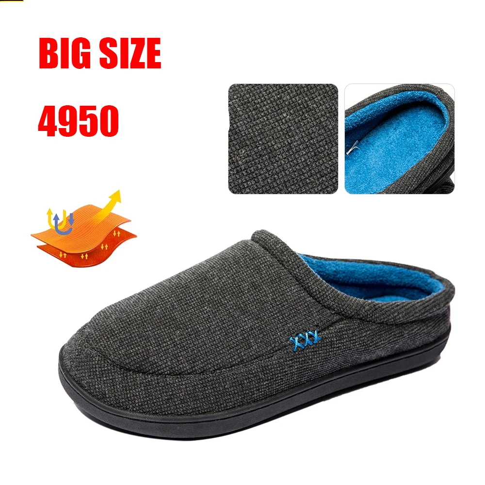 

Men Winter Warm Fur Slippers House Non-Slip Soft Shoes Women Comfort Flat Heel Slides Home Indoor Bedroom Zapatillas Casa Mujer