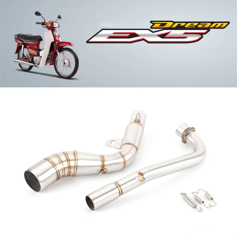 Ex5 Dream Motorcycle Exhaust Pipe Muffler Slip on Elbow Middle Link