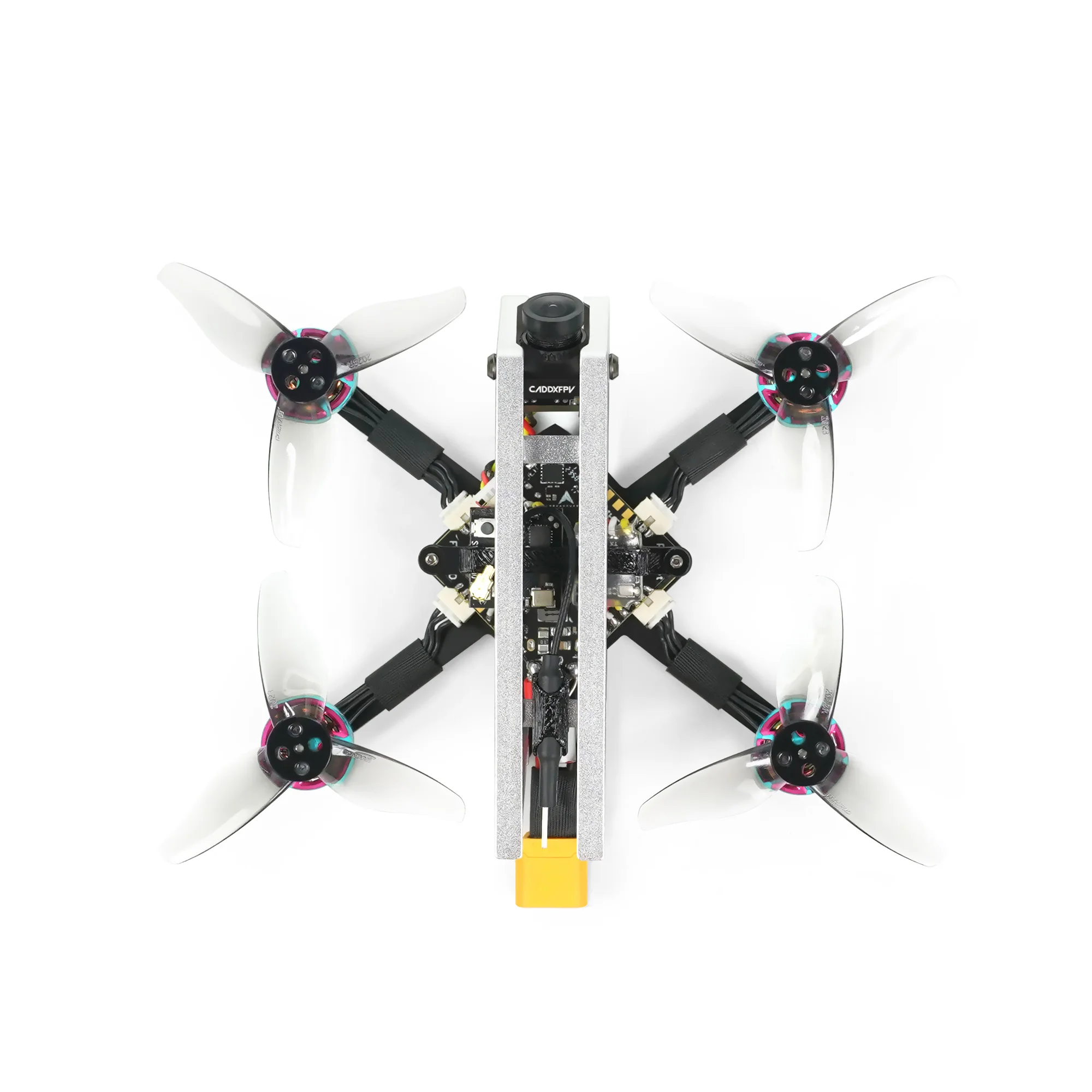 YMZFPV Lightning2 Analog FPV Drone 250mW VTX/F411 12A FC/1-2S ESC/1003 10000KV/CADDX ANT/2023-3 propeller 40g For RC FPV Drone 4