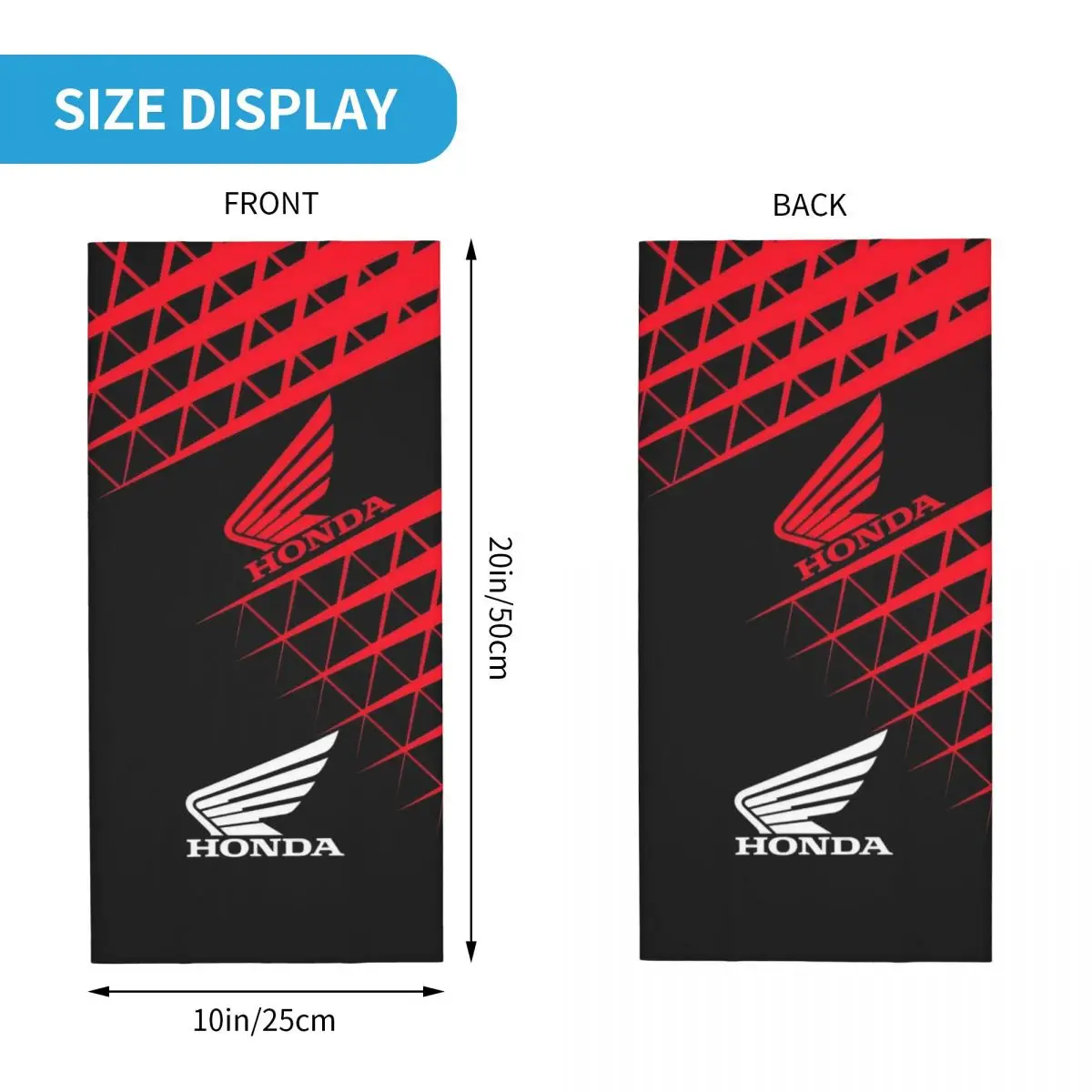 Motorcycle cycling bandana neck gaiter for men women adult