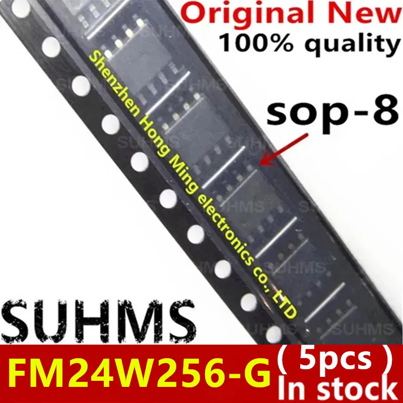 

(5 шт.) 100% Новинка Φ 24W256 FM24W256 SOP-8 чипсет
