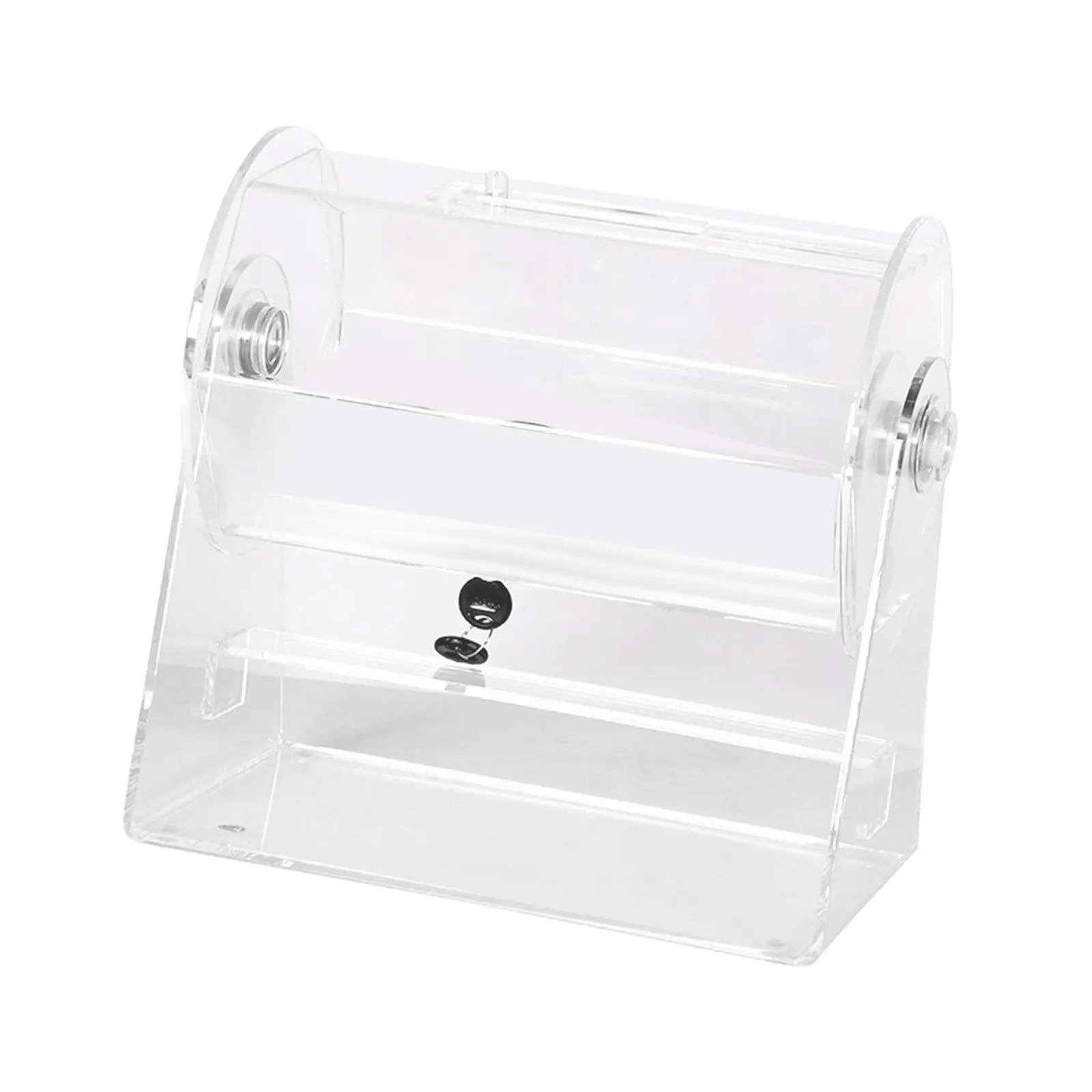 Acrylic Raffle Drum lottery Machine Toy raffle case for Home Festivals Birthday 3