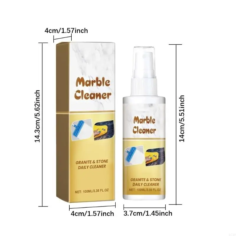 3Pack Marble Maintenance Cleanser, 100ml, NonIrritating Formula for Daily Use