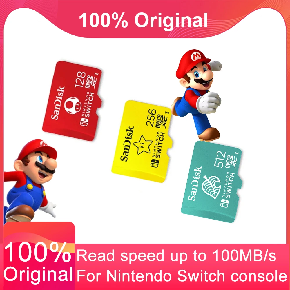 Original 128GB Memory Card 512GB For Nintendo Switch Game