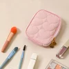 Portable Makeup Pouch for Touch-Ups, Mini Lipstick Cosmetics Storage Bag, Large Capacity Multifunctional Organizer, Toiletry Bag 4