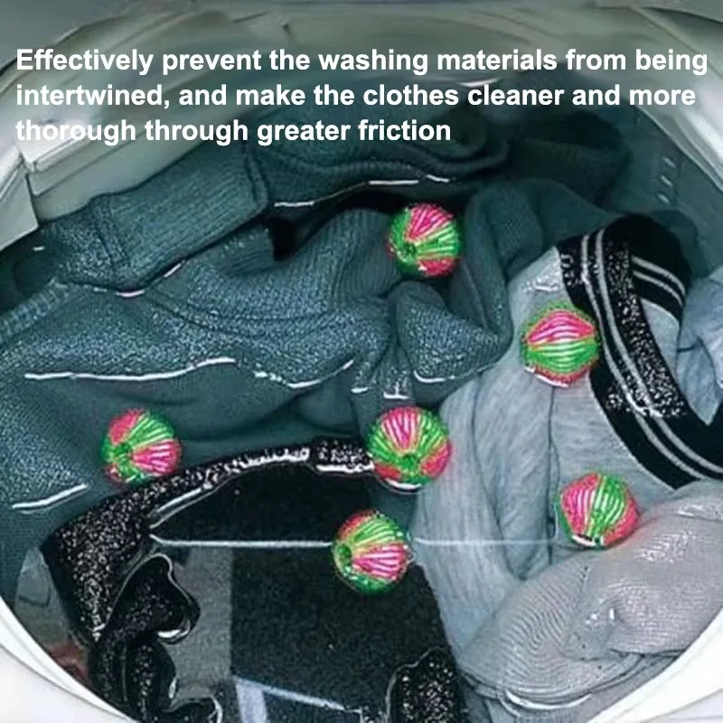 Laundry ball 2/4pcs Pet Hair Remover Hair Catcher Reusable Clothes Filter Washing Machine Balls Clean Laundry Ball Washing Machine Accessory