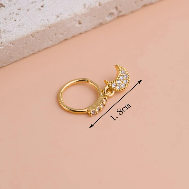 Buy Victoria Jewels, Gold nose Ring, सोने की नाक की अंगूठी, Kolkata Gold,  22k Hallmarked, Weight- 0.180g, Victoria Jewels a brand authorized by  Bureau Of Indian Standards. at Amazon.in