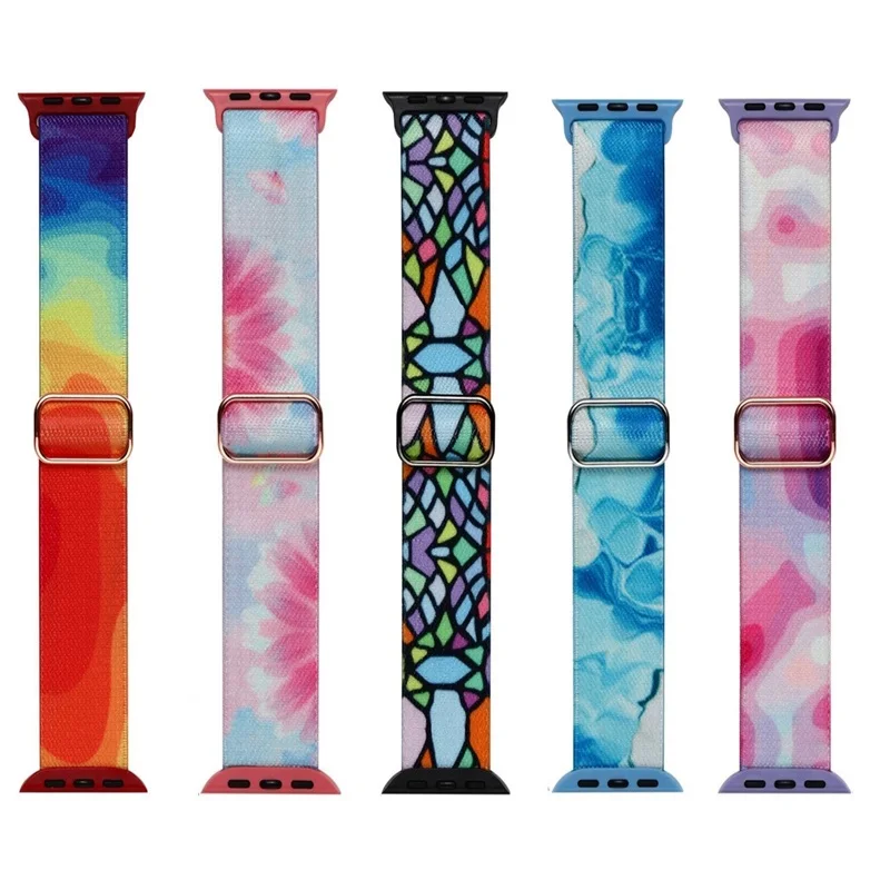Per Cinturini Apple Watch Cinturini Cinturino Colorato In Nylon Per Apple Watch Ultra 9 8 7 6 5 4 3 Se Cinturini Iwatch 38 40 41 42 44 45 49