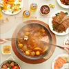 SUPOR Chinese Hot Pot With Lid 4L Capacity Divided Hotpot Kitchen Cooking Pan Multifunctional Electric Pot Home Appliance 5
