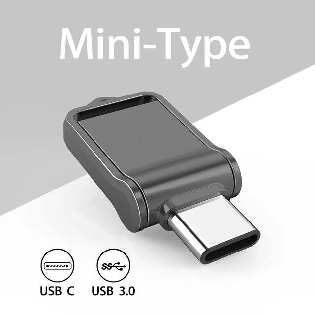 Clé Usb 3.0 Type C Otg Mini Porte Clef Usb Memory Stick Flash Drive