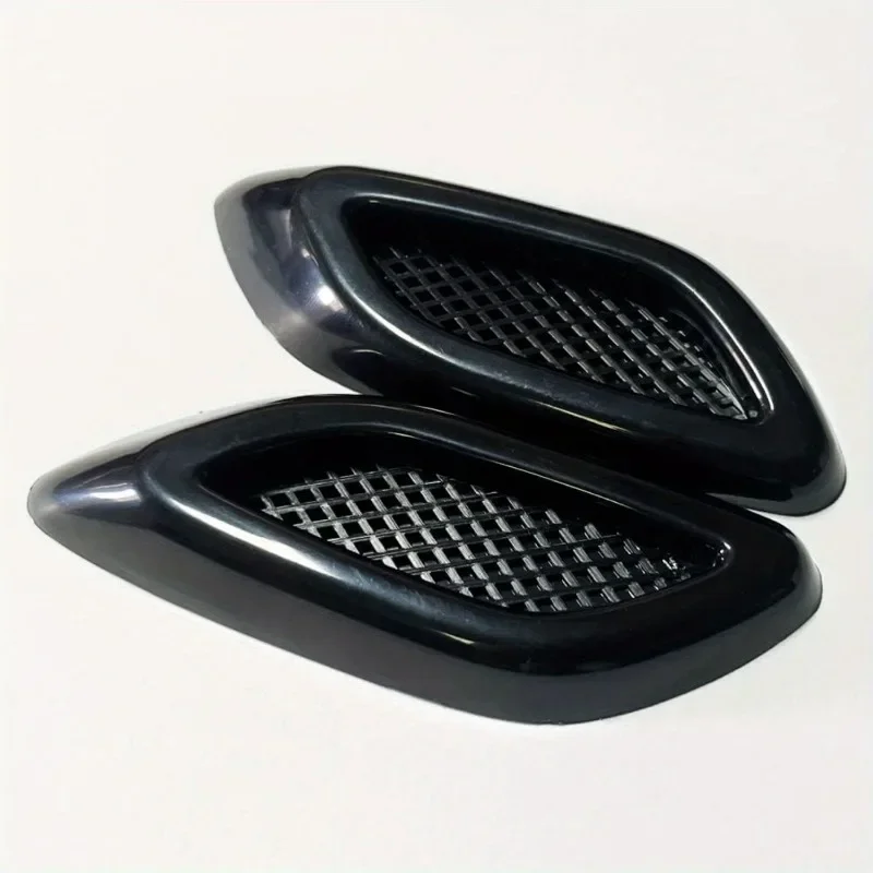 Car Fender Trim Decorative Intake Universal Auto Air Flow Bumper Side Vent Decal 2/6pcs