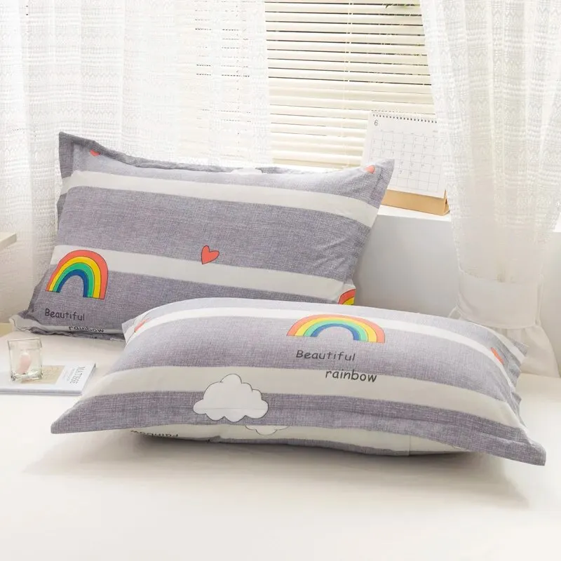 Washable Pillowcases 48cm X 74cm 2 Household Pillowcase Covers One Pair