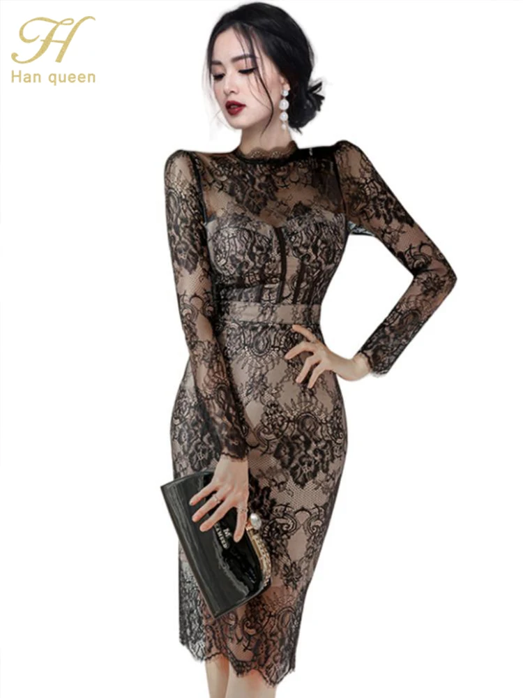 BADEE★韓国★人気★Lace Cut-Out Dress 2色 l_p0190641818.jpg
