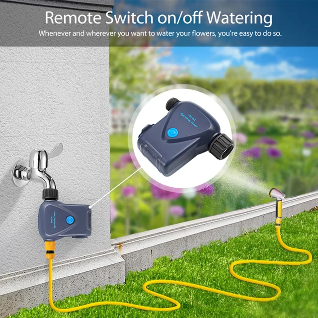 Tuya Zigbee Watering faucet Irrigation Outdoor Automatic Water Control Timer Valve Controller Support Watering 5