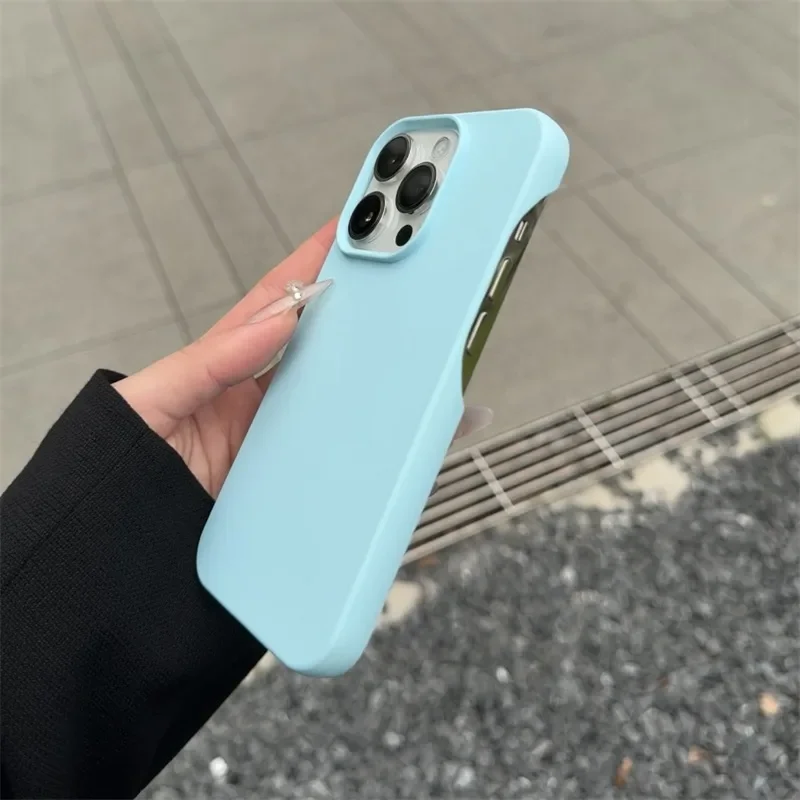 Sleek Matte Candy Solid Color Fluorescent Soft TPU Phone Case