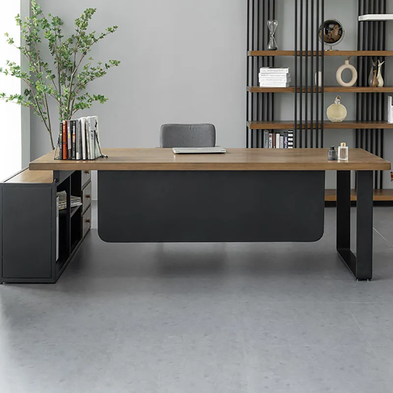 drafting student office desk drawer makeup storage vanety writing desk table modern mesas de computador italian furniture Lap Standing Computer Desks Gaming Writing Table Wooden L Shape Desk Setup Modern Makeup Mesas De Computador Home Furniture