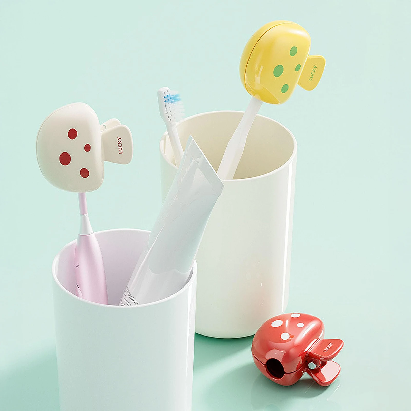 Mushroom Toothbrush Head Cover 5