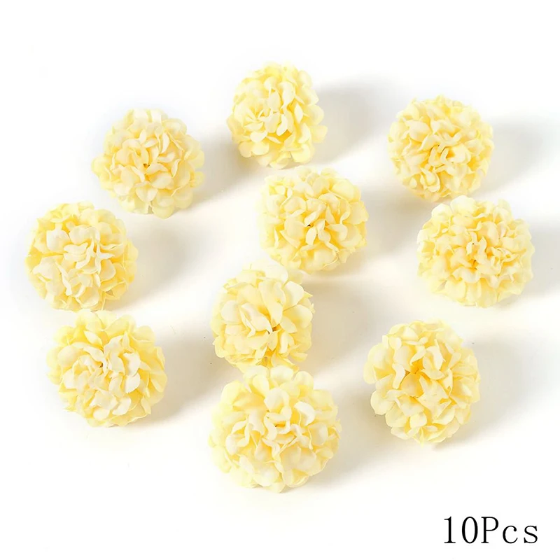 Gelbe künstliche Blumenköpfe aus Seide, künstliche Blumen für Heimdekoration, Party, Hochzeit, Hochzeit, Dekoration, DIY, Basteln, Geschenke, Zubehör – Detail 13