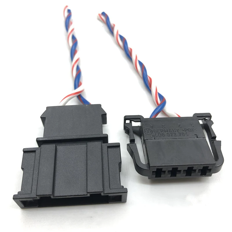 

Car turn signal rear taillight circuit board sound woofer wiring harness plug 4D0 972 704 1 Set 4 Pin