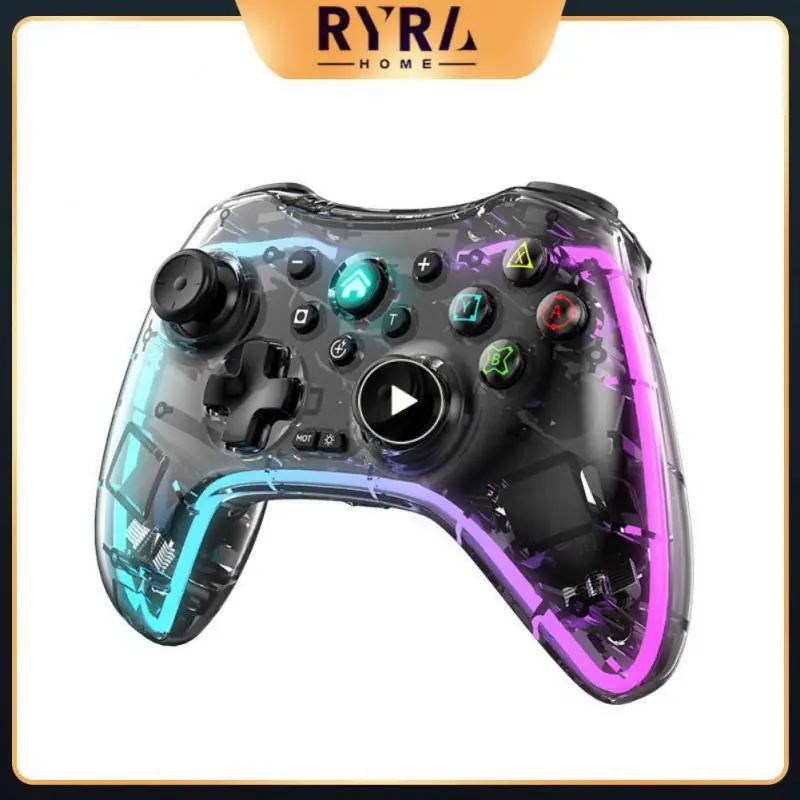 Switch Game Handle Switch Maniglia Luminosa Trasparente Rgb Dazzling Android Phone Handle