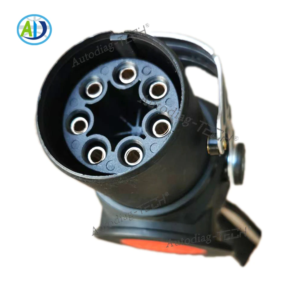 ISO 7638 OBD Diagnostic Cable For Truck & Trailer ABS/EBS Systems - 7-Pin Connector Works With Heavy Duty Scanners