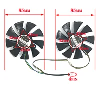 Original 85MM 4PIN GFY09010E12SPA GTX1060 GPU Fan for Zotac GTX1060 6GB GTX 1070 Mini GPU Graphics Card Fan Cooler Fan - Image 2