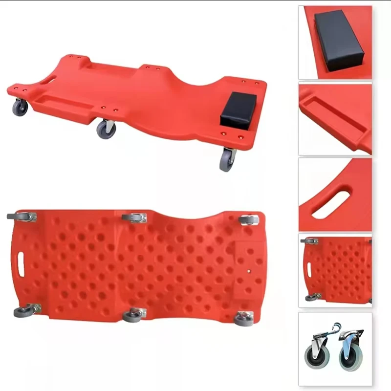 36in Auto Repair Lying Board Car Repairing Deck Bottom Chassis Repair Tools With Padded Headrest Bottom Chassis Tools