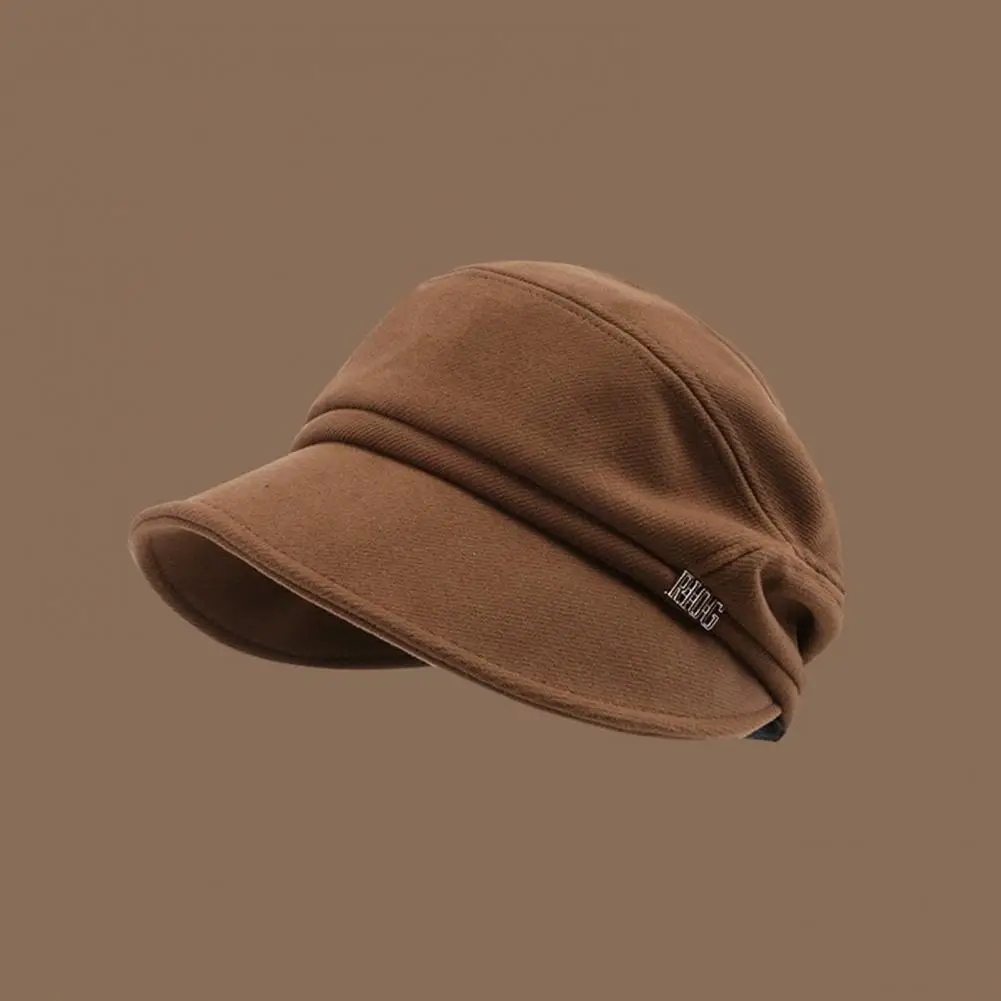 Solid Color Ladies Hat Stylish Women's Corduroy Newsboy Beret Hat Versatile Winter Fashion Accessory for Comfortable Casual