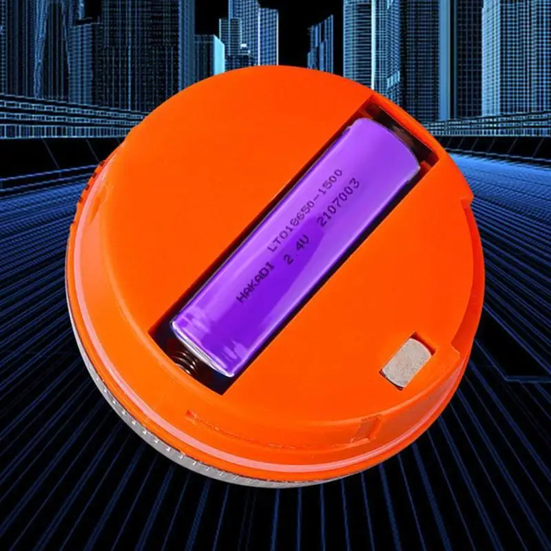 자동차 비상 신호등 USB 충전식 V16 자기 유도 스트로브 점멸 경고등 안전 신호등