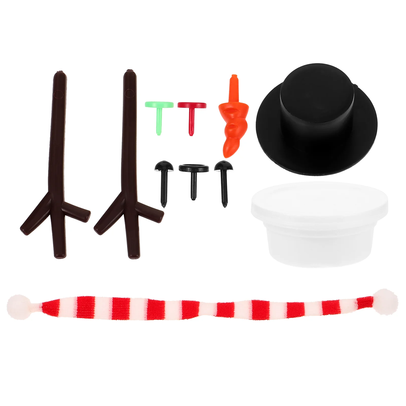 

Mini Snowman Making Kit Clay Snowman Set Christmas Handmade Material Crafting Kit