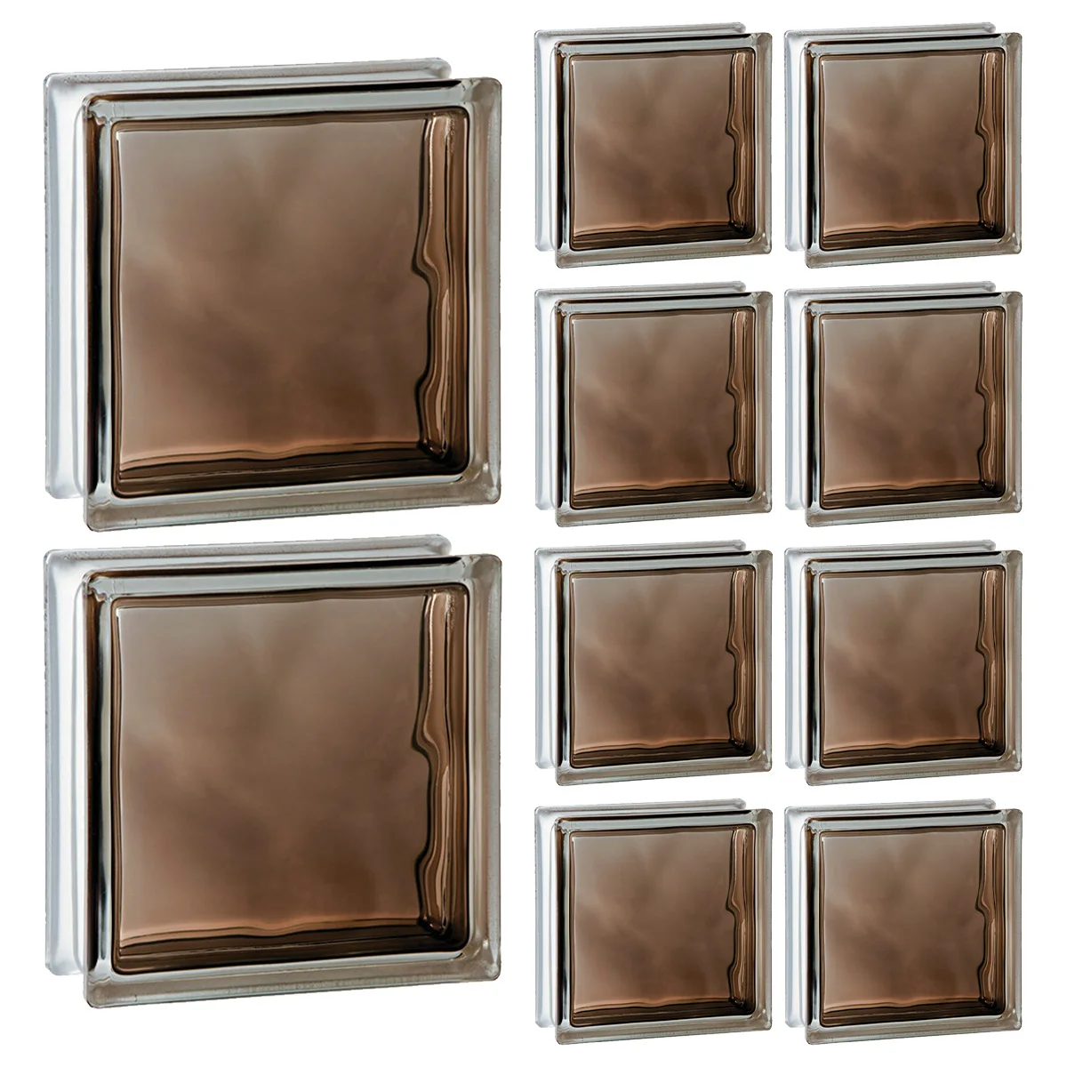 Kit-10-Brick-Glass-Block-Colors-19x19x8-Brown-Tradestar.jpg