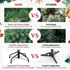 Advanced Christmas Tree 6FT Steel Wire Memory Tree Branches Holiday Parties Green Memory Wire Christmas Tre 5