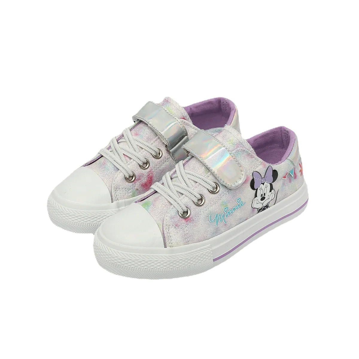 Disney Minnie Kids scarpe sportive 2023 nuove ragazze Casual Sneakers bambini moda scarpe da Tennis scarpe da corsa scarpe da tavola taglia 24-37