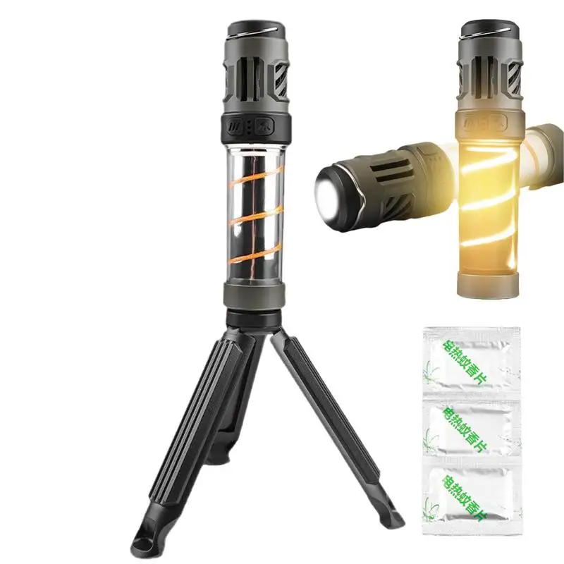 

Портативный внешний фонарь, ультрапортативный перезаряжаемый фонарик для кемпинга, яркий водонепроницаемый фонарь для комаров