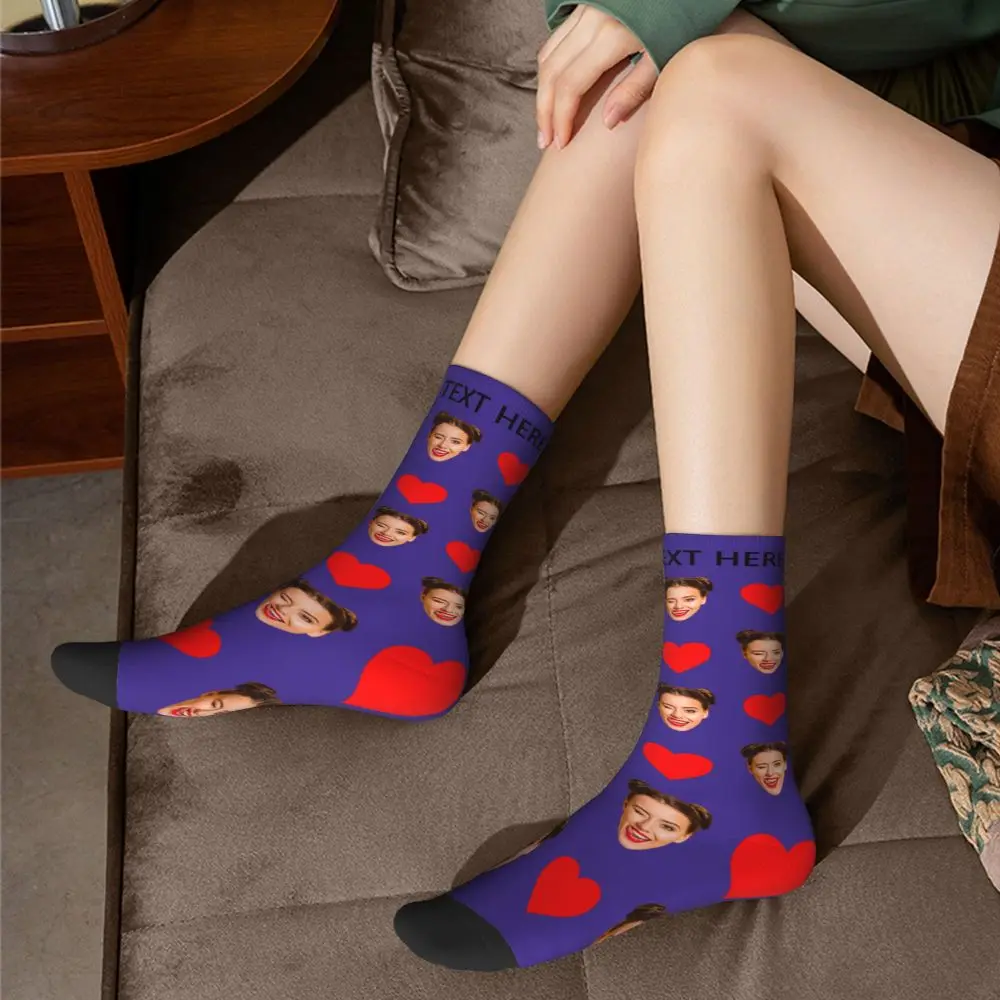 Personal Custom Avatar Printed Socks Cozy Sport Middle Tube Socks Cotton for Unisex Birthday Present 106 S05b00581a0894ee1bf9061a3b21d43e8A