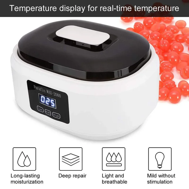 Wax Machine Professional 2L Hair Removal Smart Wax Heater Paraffin Skin Care Paraffin for Hand Foot Body Spa Wax Melting Machine 2