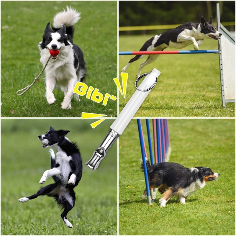 Adjustable Dog Whistle Pet Obedience Sound Repeller Stop Barking Control Dog Training Deterrent Whistle Puppy Adjustable