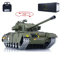 Tongde 1:16 RC Tank British Centurion MK5 Remote Control BB & Infrared Battle Tank Metal Tracks Wheels RTR Barrel Recoil Model 2