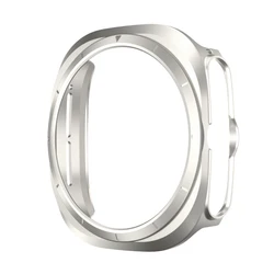 Sleek Matte Hard PC Protective Case for Smartwatches - Fall-Prevention Bumper Cover (Starlight)