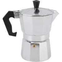 Feriales Espresso-Kocher “Moka Pot” – Klassische Italienische Kaffeekanne aus Aluminium – Achteckiges Design für Herd, Büro & Camping 6