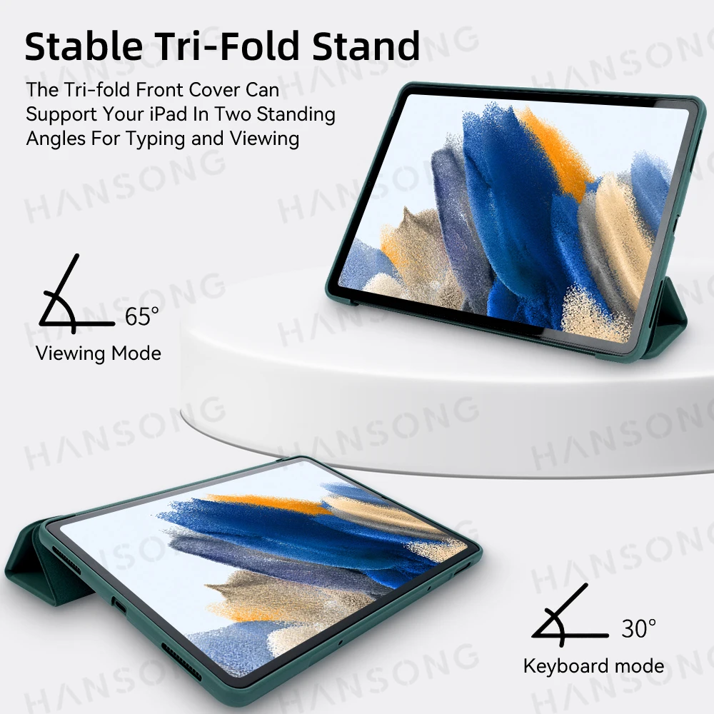 Capa de Tablet de Couro Inteligente para Samsung Galaxy Tab a7 Lite 8.7 a7 10.4 a8 10.52023 2023 s6 Lite 10.4 s7 s8 s9 11 - Imagem 2