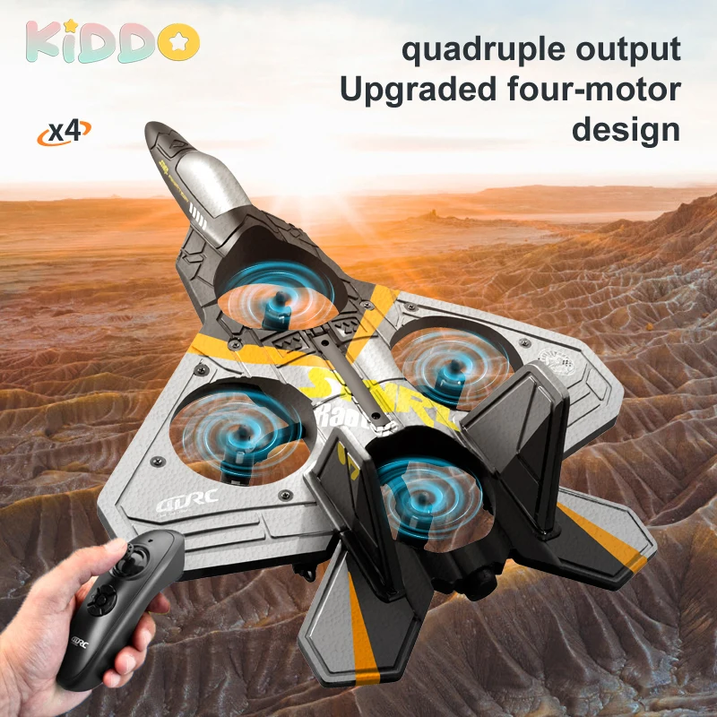 V17 RC Dron Plane 6CH Remote Control EPP Foam 2.4G Toys Airplane Remote Control V17 Fighter Hobby Glider Airplane Kid Gifts 3