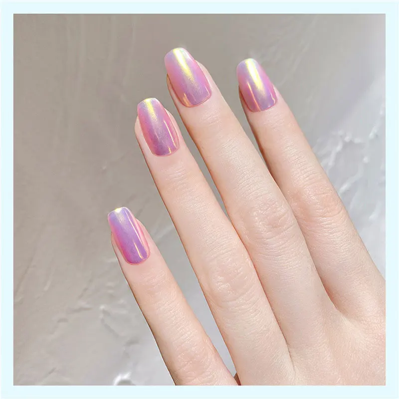 6 in 1 Solid Chrome Nail Powder 6 Colors Mirror Metallic Gold Nail Chrome Powder for Palette Pigment Glitter nail powder nail pigment nail glitter nail decoration nail decorations nail powder set