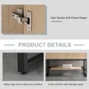 Bathroom Organizers, 48" Bathroom Vanity With Sink Combo, Built-in Power Socket Metal Frame Faucet And 2 Soft-Closing Door, Bath 4