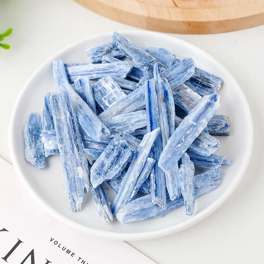 SSS+100g Rare Blue Crystal Natural Kyanite Rough Gem Stone Mineral Specimen Witchcraft Reiki Healing Home Decoration DIY Rock