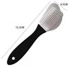 3 Side Cleaning Shoe Brush for Suede Nubuck Shoes Stain Dust Shoes Brush Steel Plastic Rubber Boot Household Cleaner Tools 6