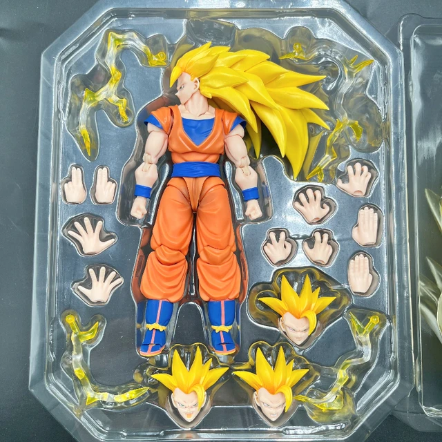 Figura de ação Dragon Ball Demoniacal Fit, DF SHF SSJ3, Golden Storm Son  Goku, brinquedo de mão modelo presente, em estoque