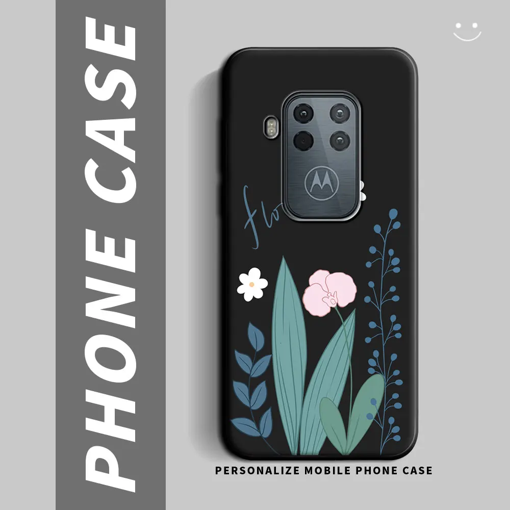 Shockproof Silicone TPU Phone Case - Durable Back Cover for Motorola Moto One Series